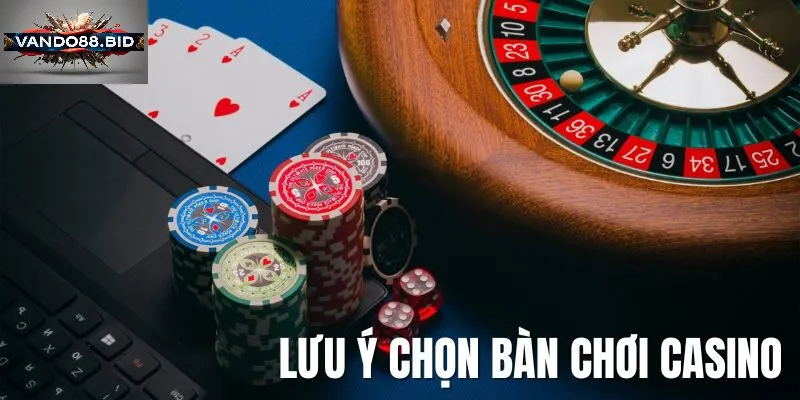 Lưu Ý Khi Tham Gia Casino Vando88